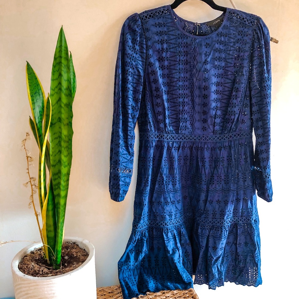 Gently Loved J Crew Eyelet Dress